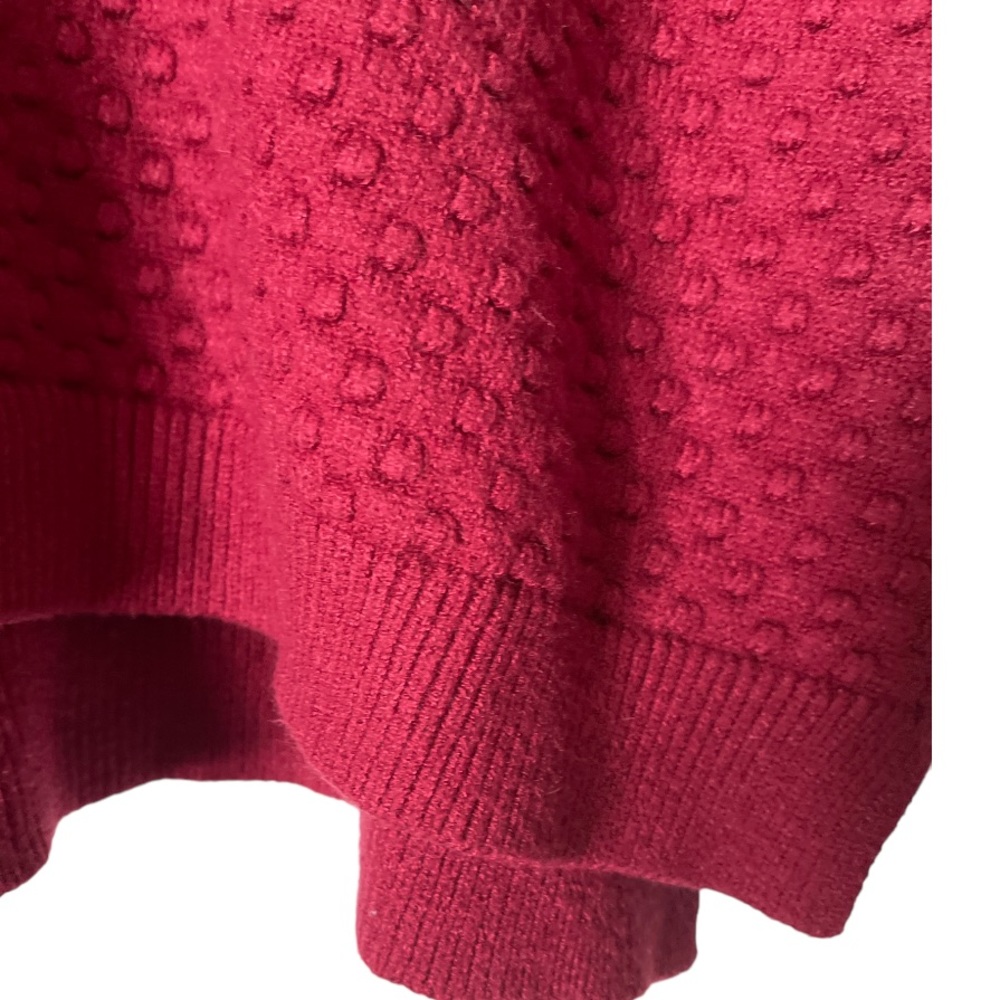 Modcloth Excellent Example Textured Sweater Red size XL - Picture 4 of 13